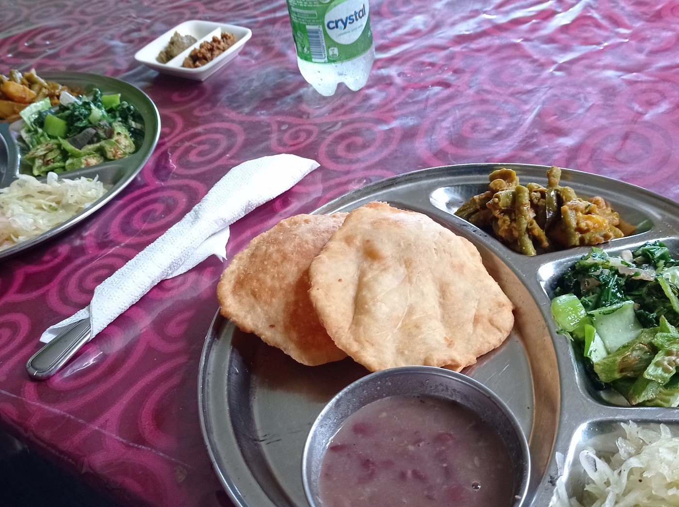 Manzé Lakaz veg thali