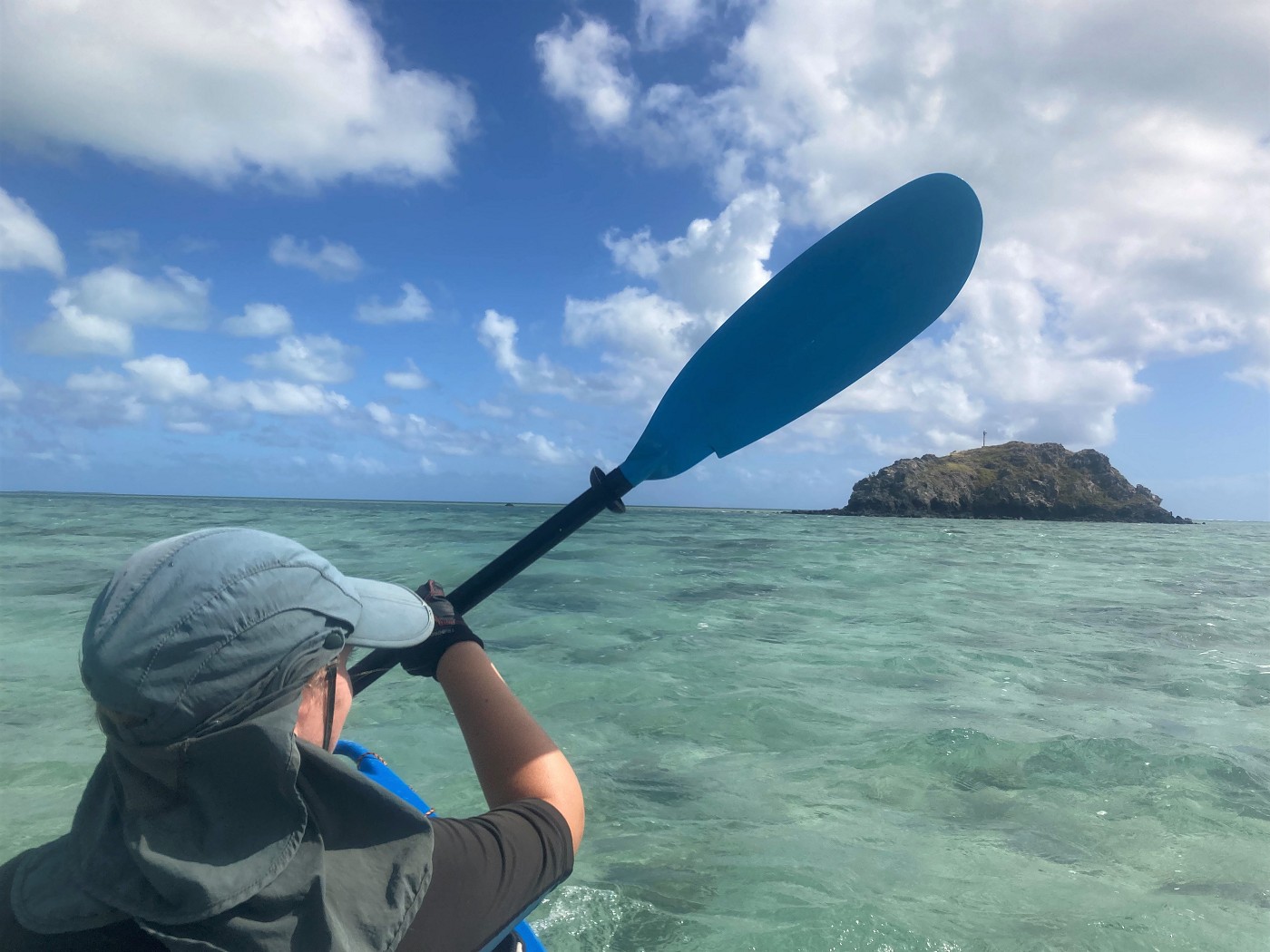 Jonas kayak Île aux Fous