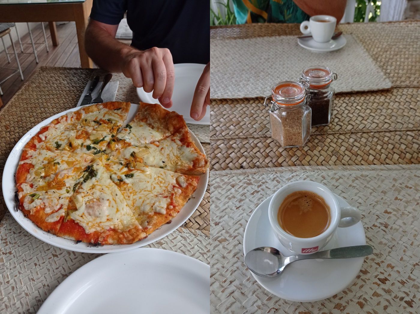 L'Atelier Gourmand vegetarian pizza espresso restaurants in Port Mathurin Rodrigues