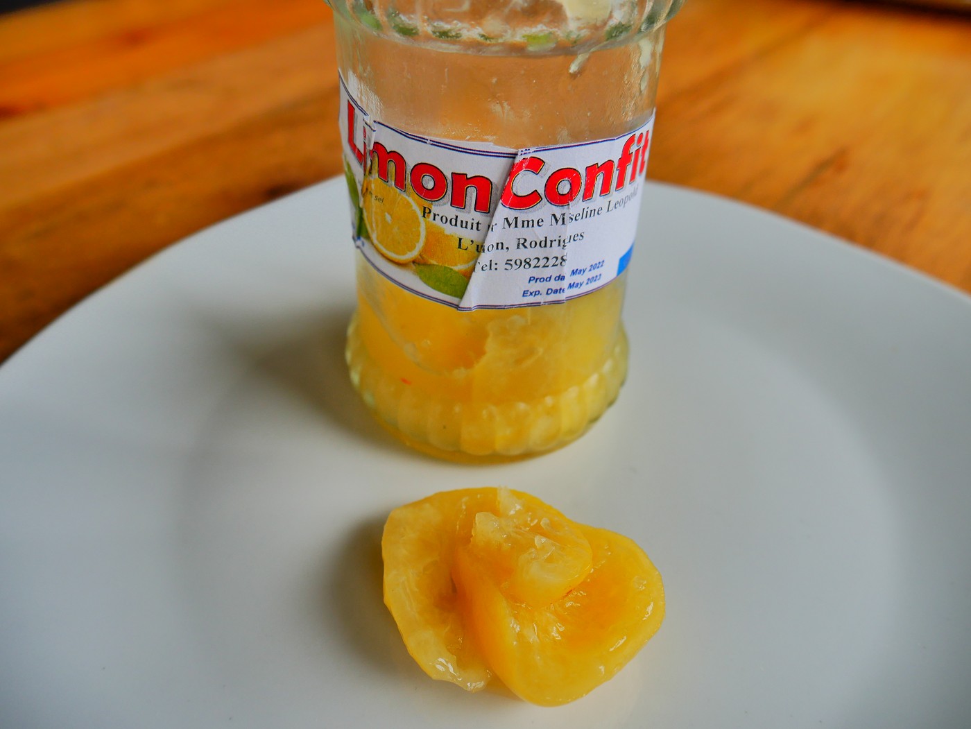Limon Confit Rodrigues condiment lemons