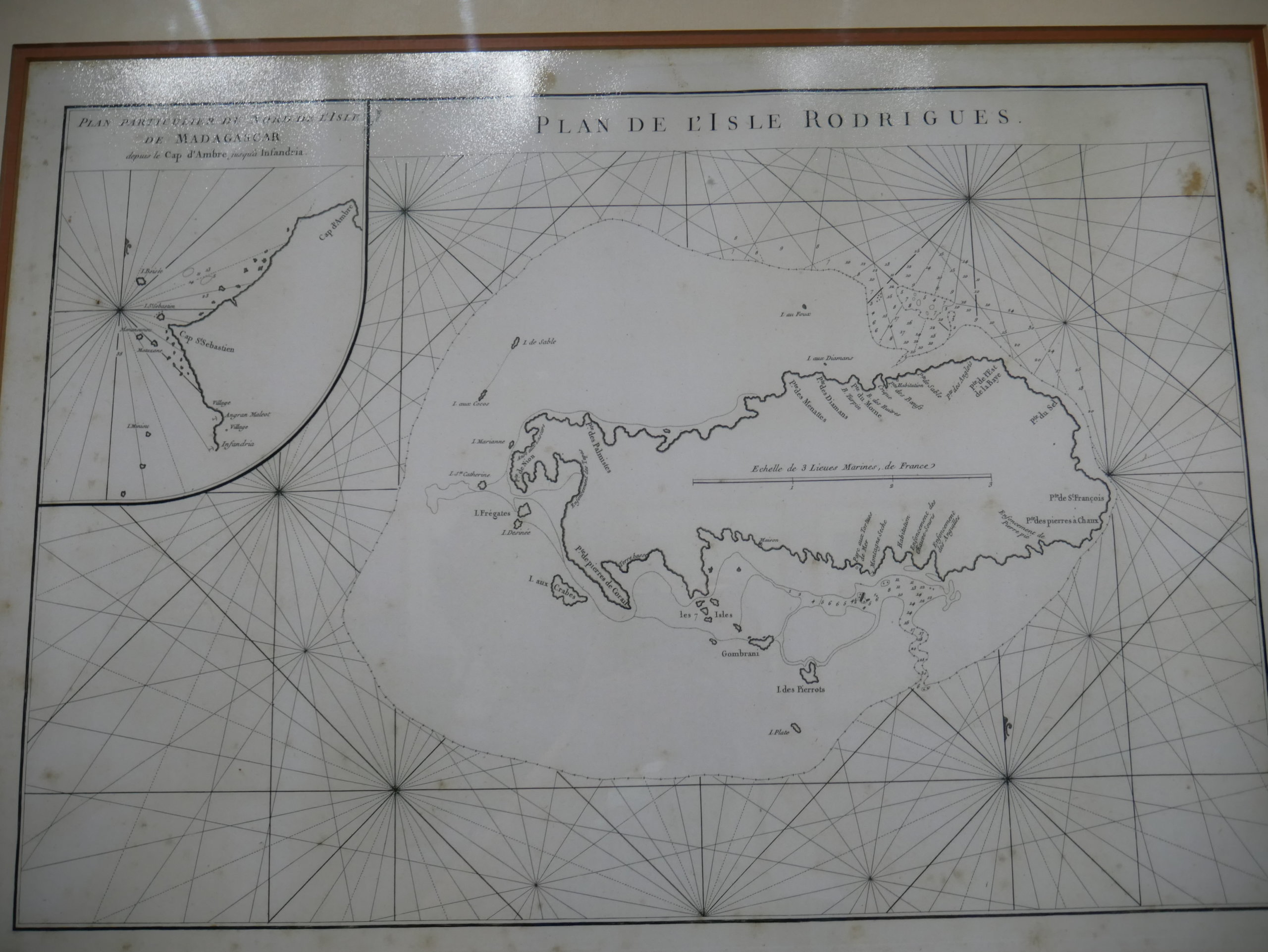 François Leguat Giant Tortoise and Cave Reserve Rodrigues island map