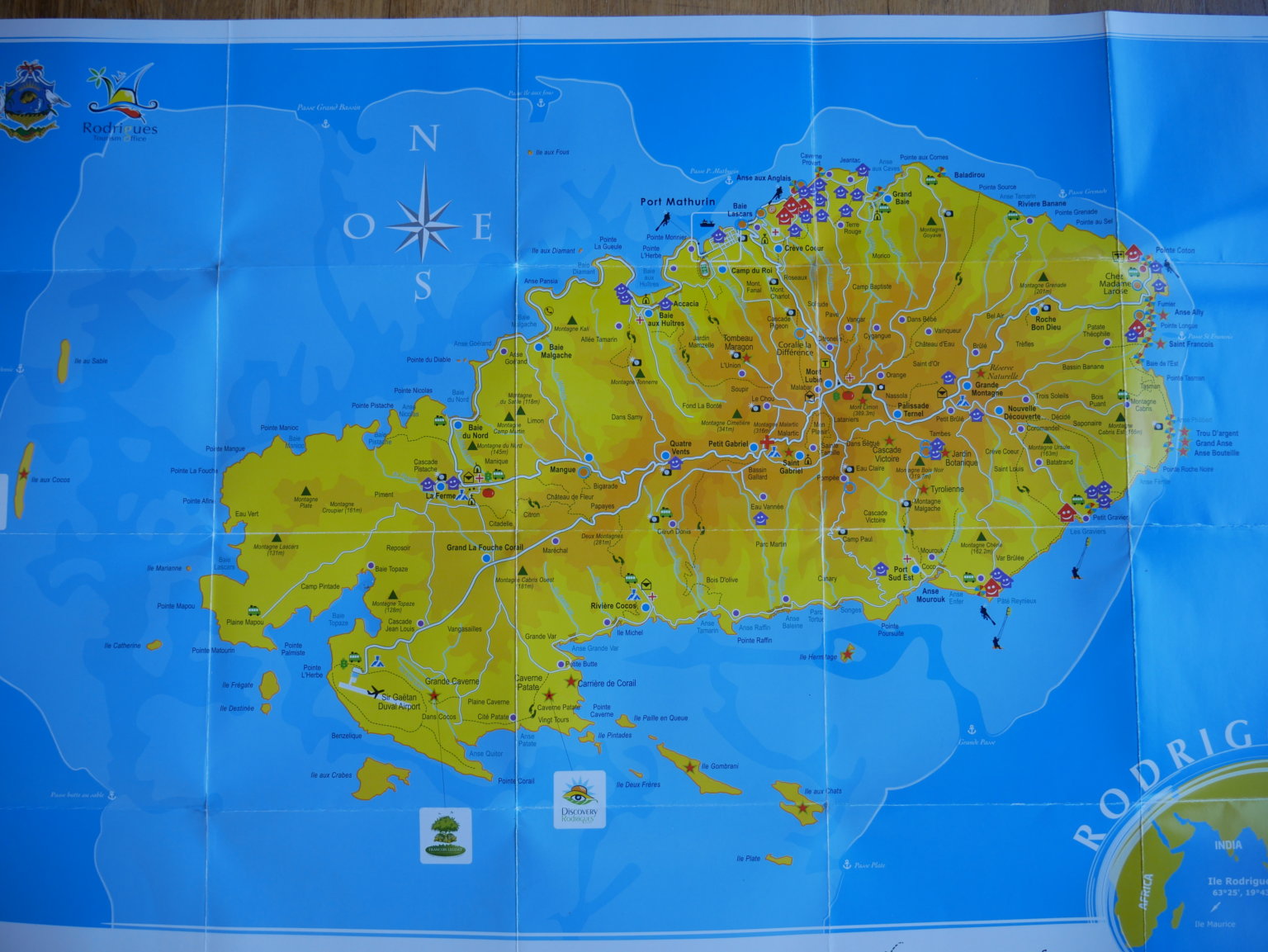 The Best Maps Of Rodrigues Island Mauritius Mind Of A Hitchhiker