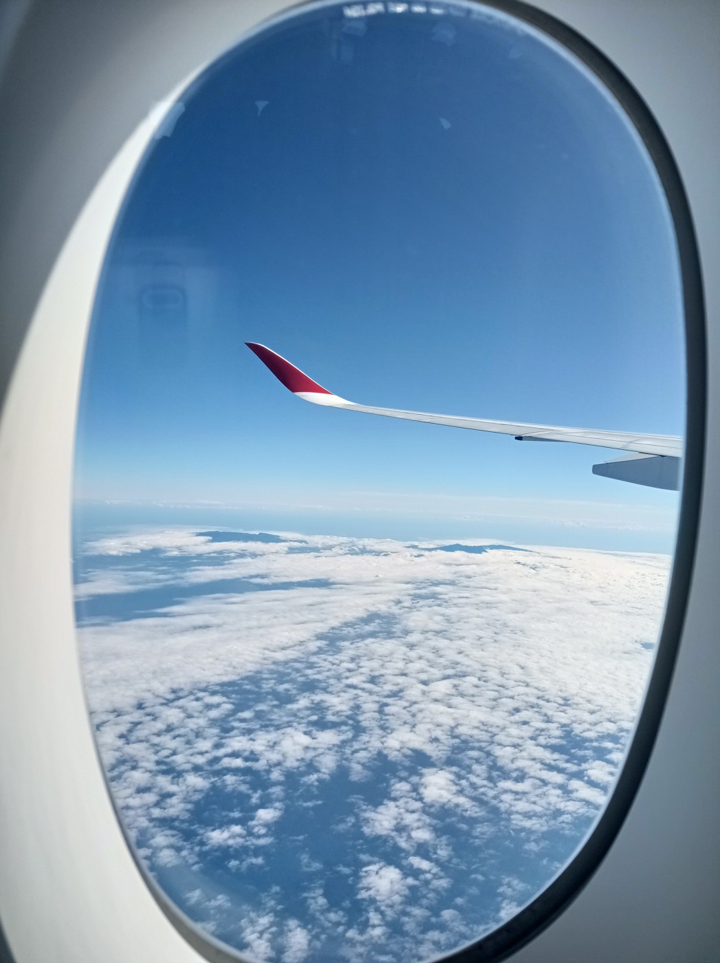 flying over la réunion island mauritius to madagascar window seat