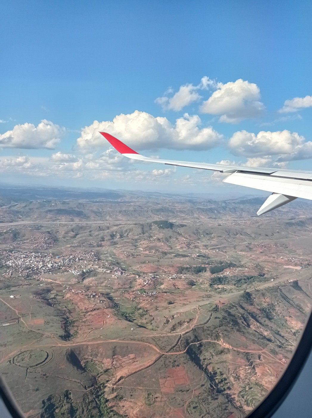 arriving in Antananarivor daytime flight