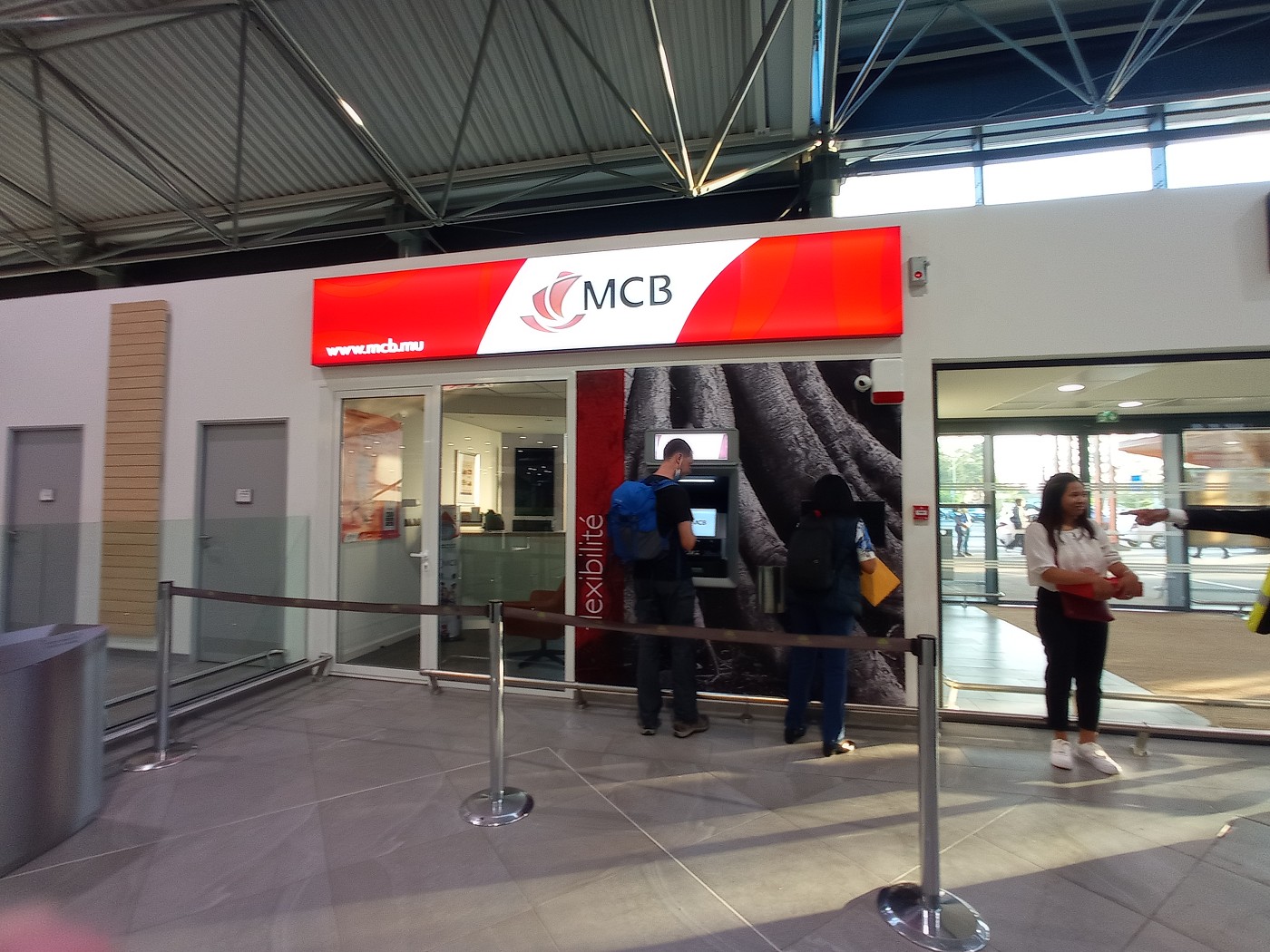 MCB bank ATM Antananarivo Ivato International Airport Madagascar