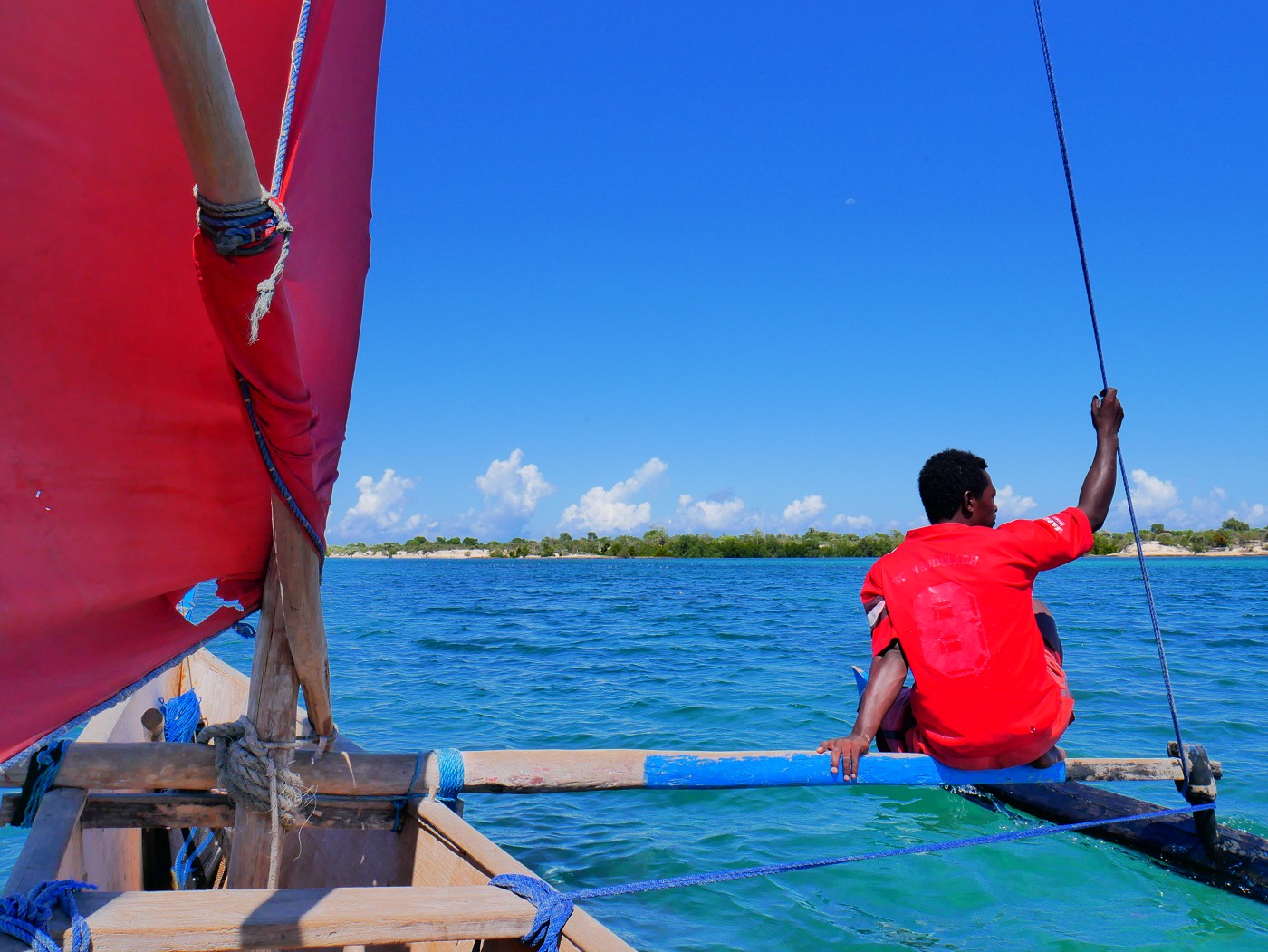 sailing pirogue Madagascar channel of Mozambique