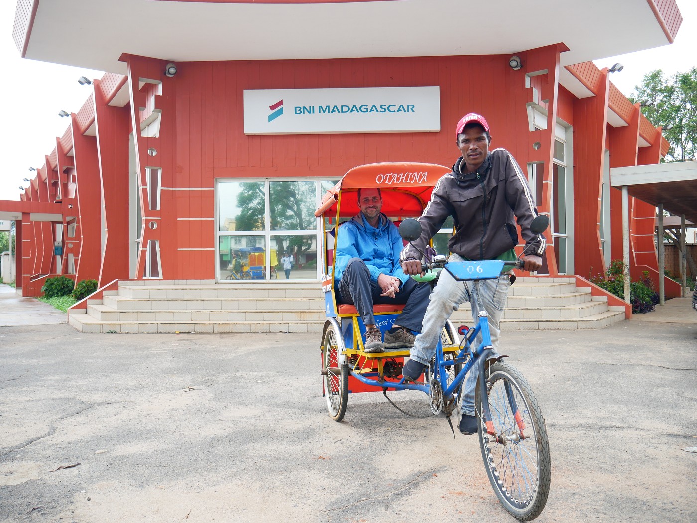 velo-pousse pousse-pousse Antsirabe rickshaw