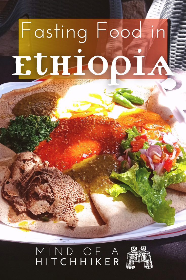 Fasting food in Ethiopia vegetarian vegan pin 3