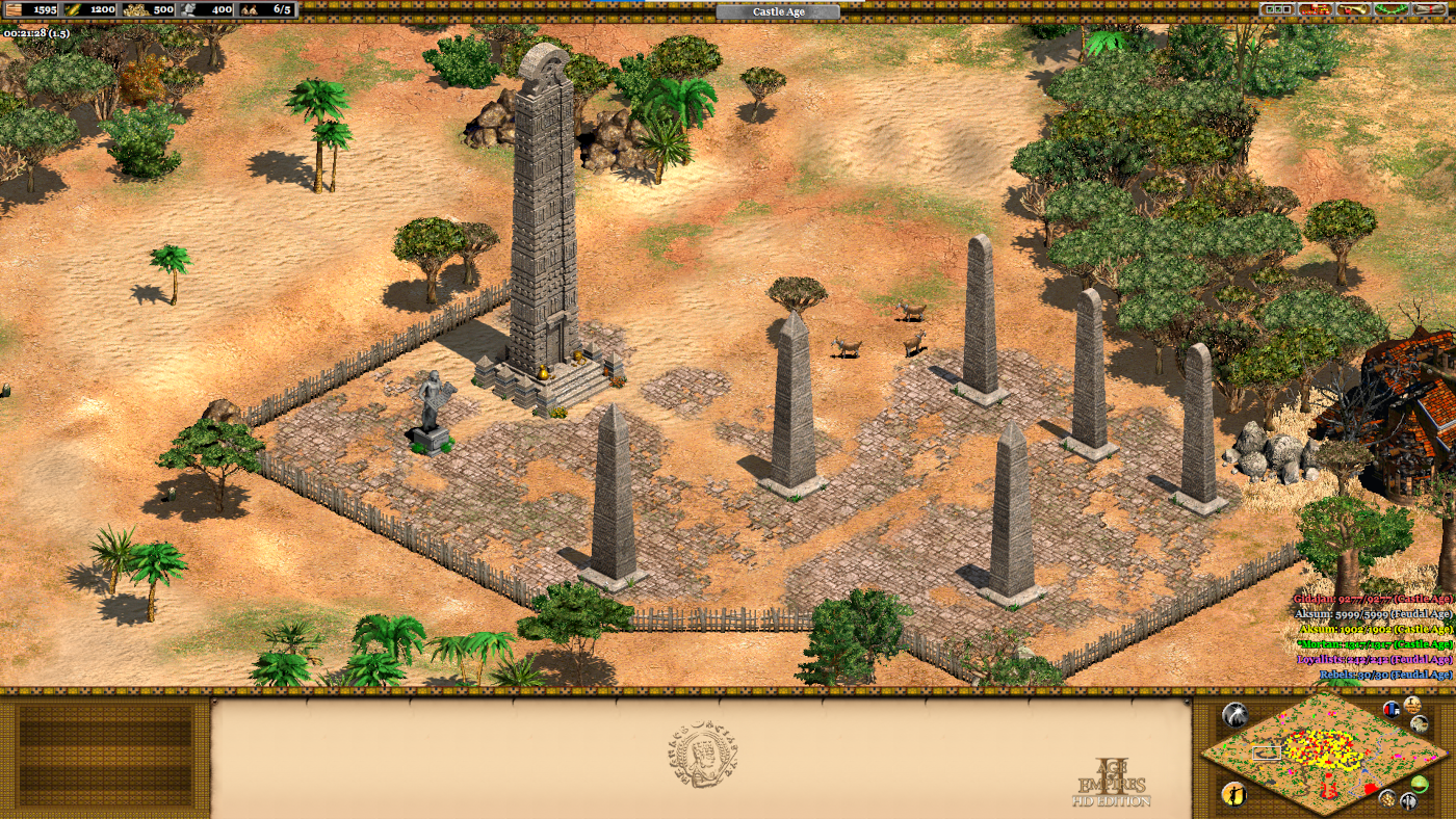 Age of Empires 2 Obelisks of Aksum