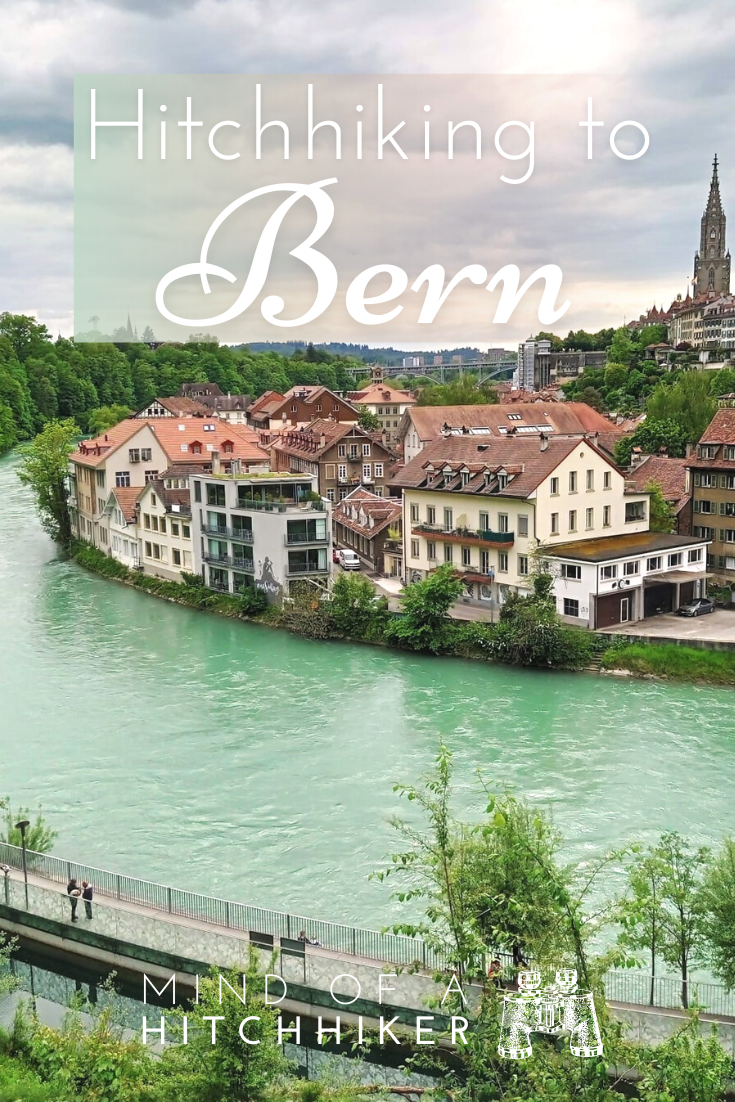 pins hitchhiking to Bern Switzerland Aare