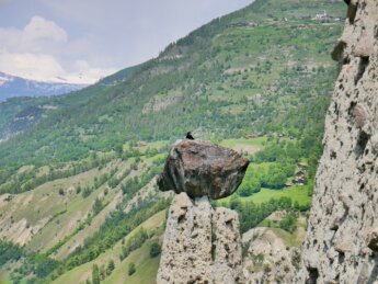 Les pyramides d'Euseigne pyramids fairy chimneys hoodoo rock formation Valais Switzerland