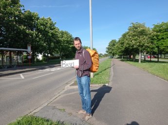 Hitchhiking to Bern from Freiburg im Breisgau via Basel