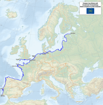 E9 European Coastal path from Estonia's border with Mordor to Tarifa Spain