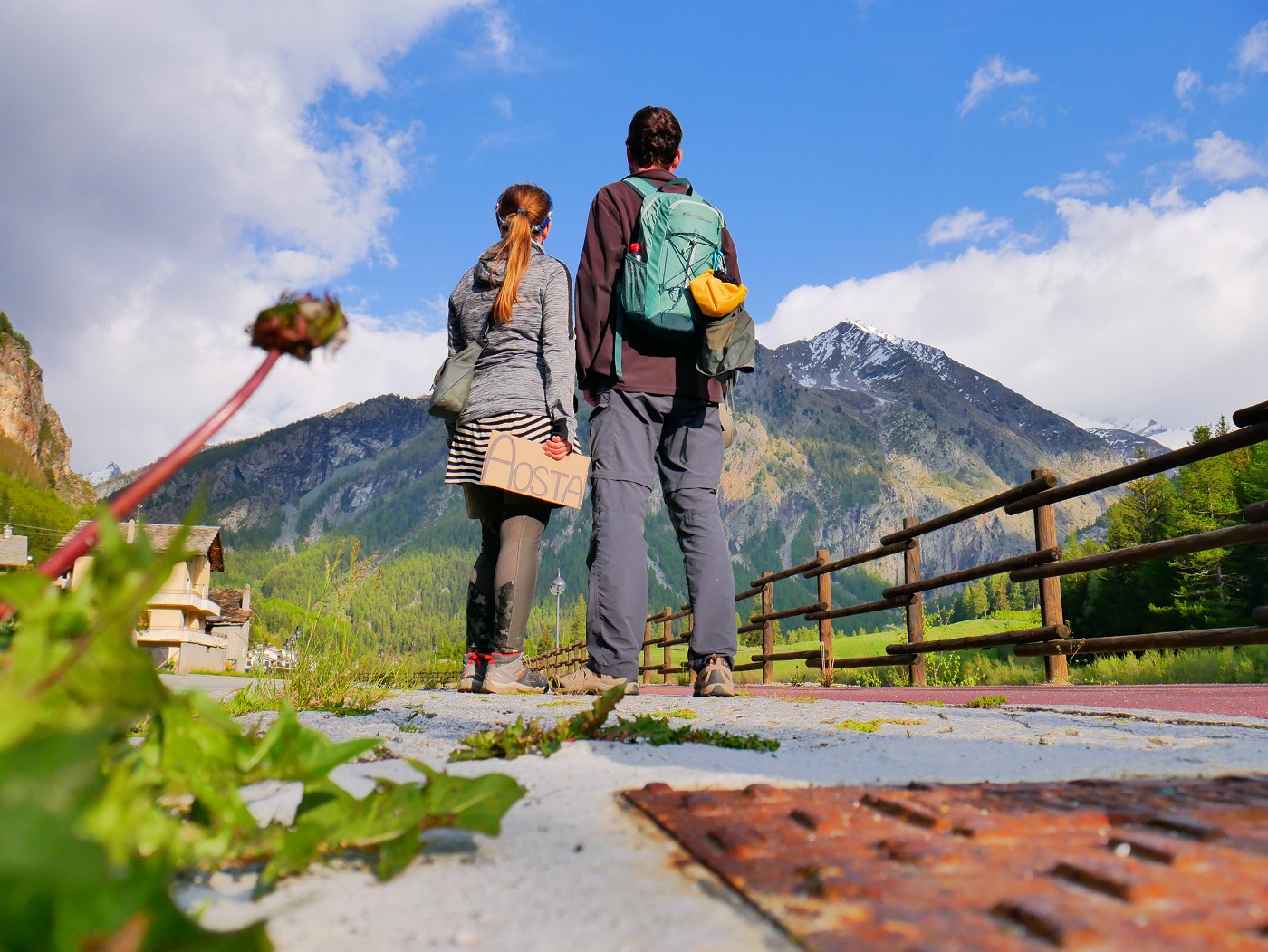 hitchhiking Lillaz Aosta Valley Italy