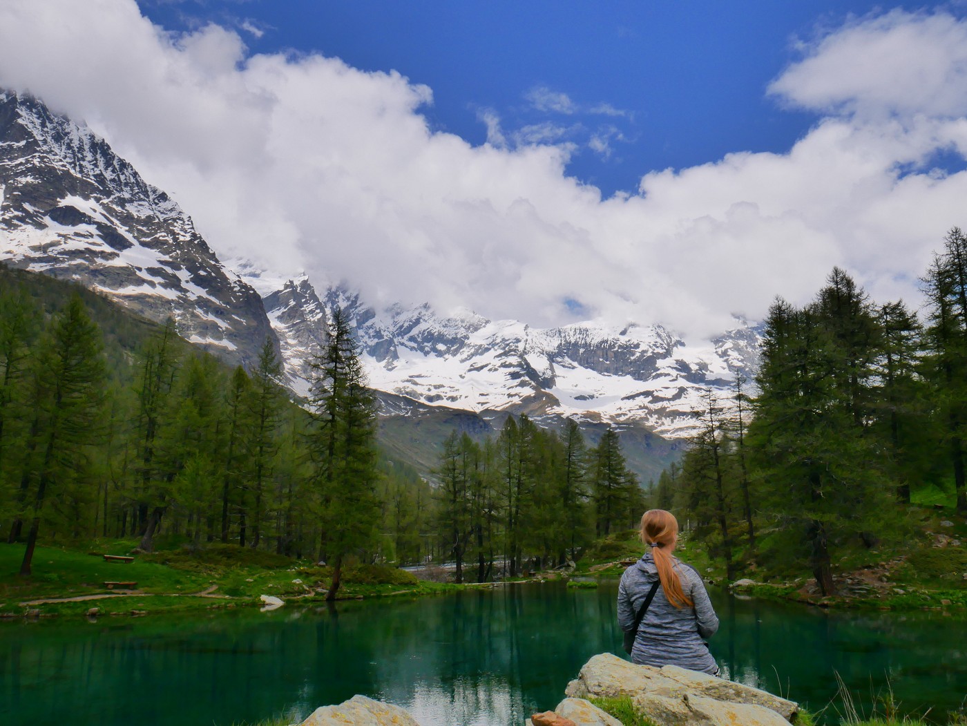 Lago Blu Aosta Valley Breuil-Cervinia Matterhorn Italy