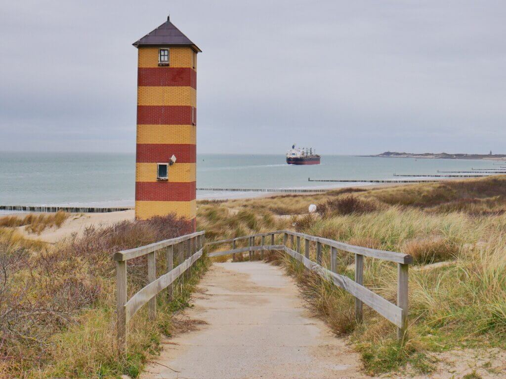 Walk + Work the Dutch Coastline Day 1 - Vlissingen to Westkapelle Zeeland the Netherlands lighthouse featured photo