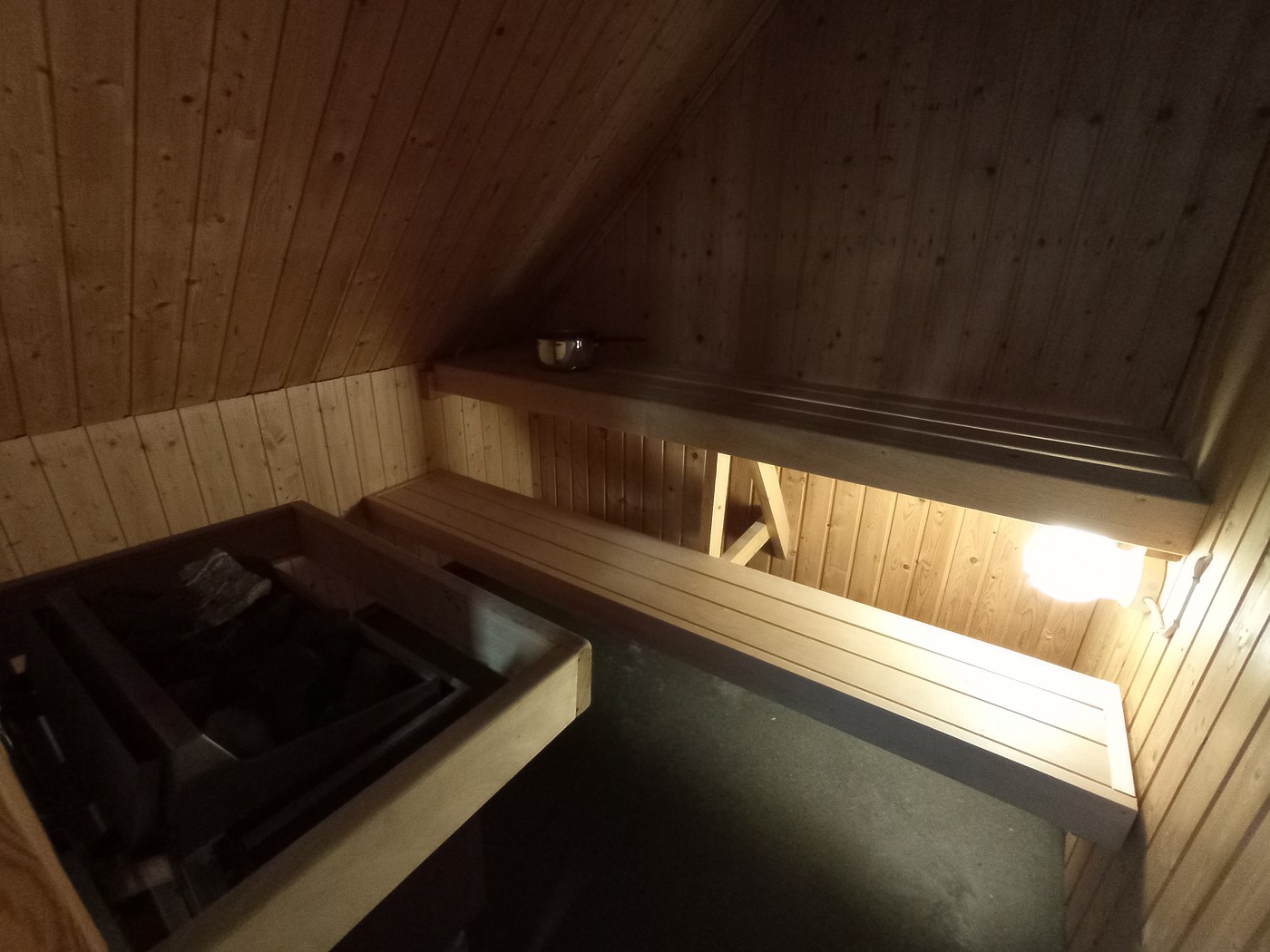 15 sauna in rental home Karlby Kökar