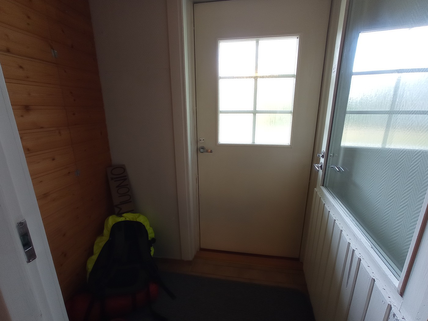 hallway double door Muonio Lapland Airbnb