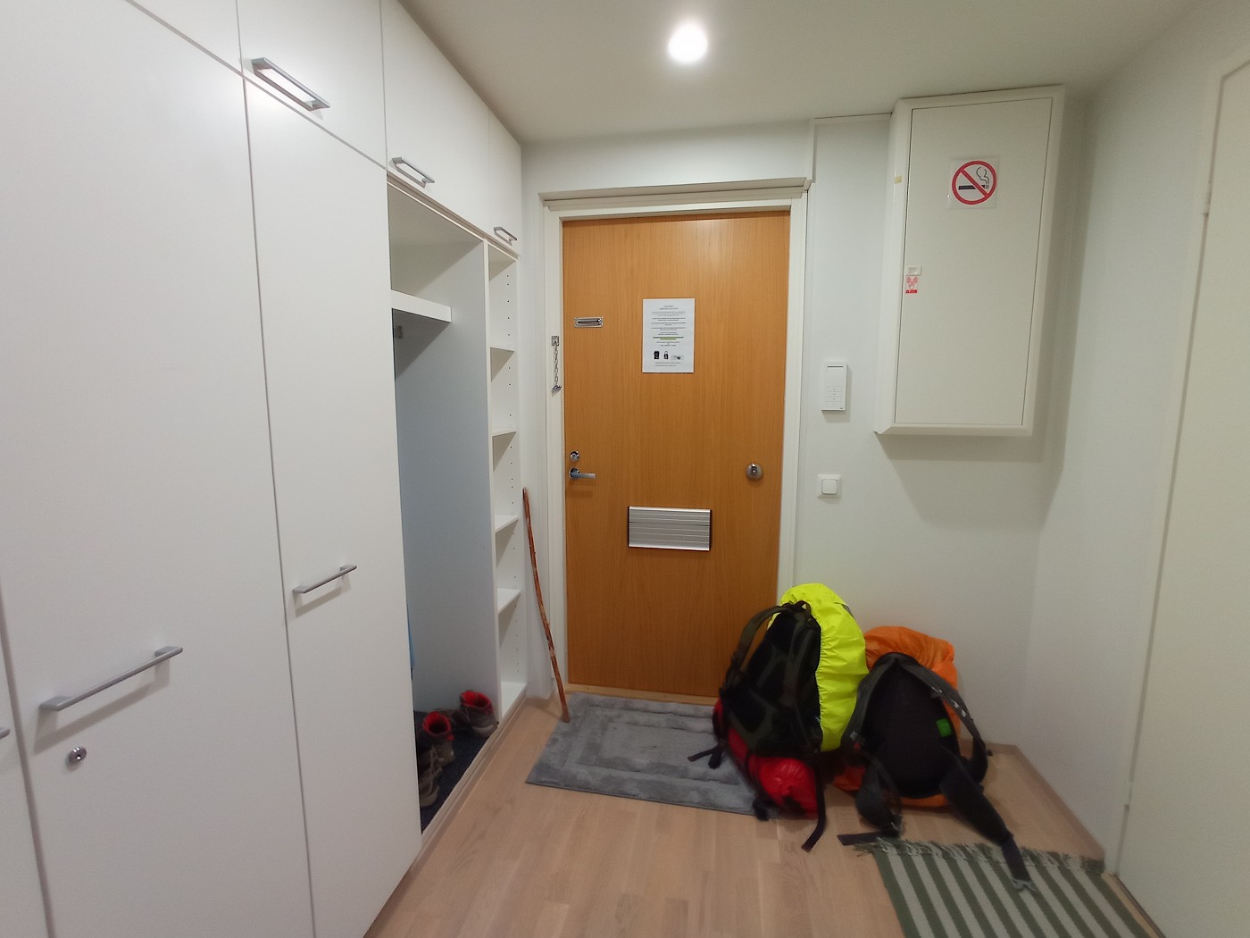 Vaasa Airbnb apartment entryway