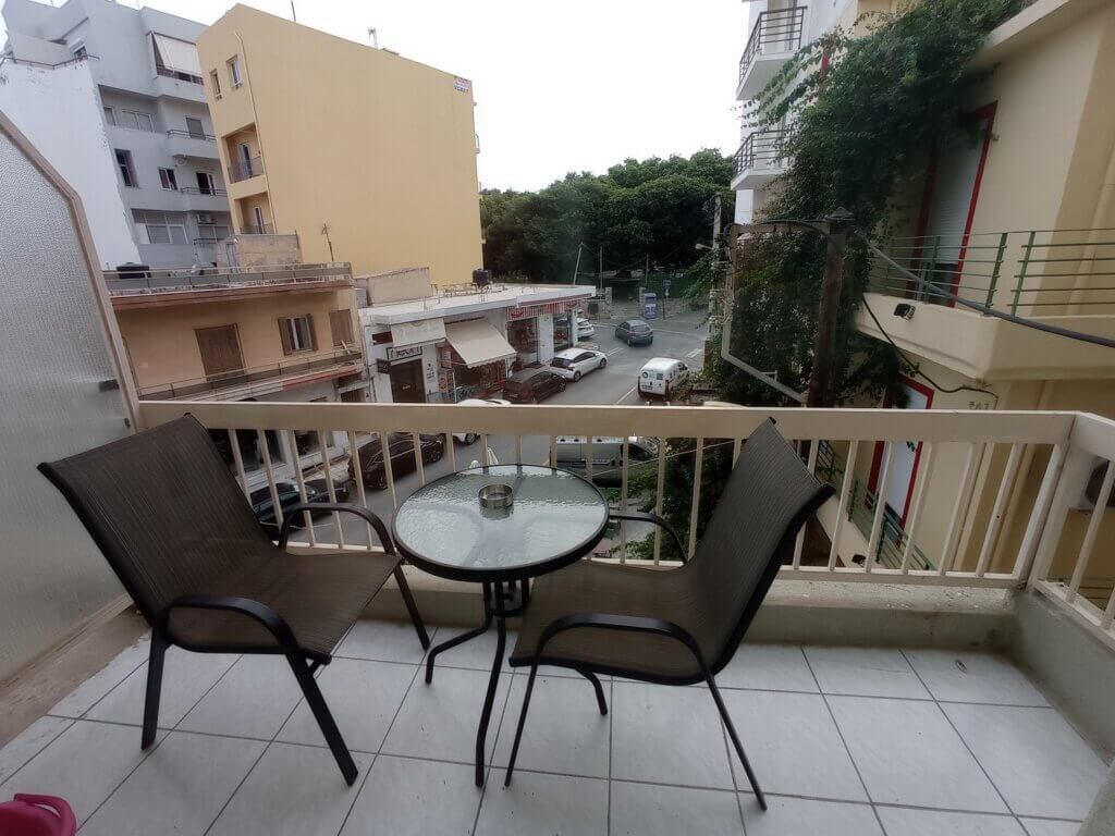 balcony apartment Heraklion accommodation in Crete Greece