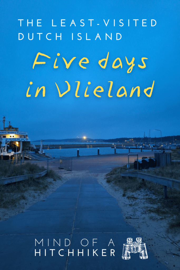 Five days in Vlieland Wadden Sea islands the Netherlands