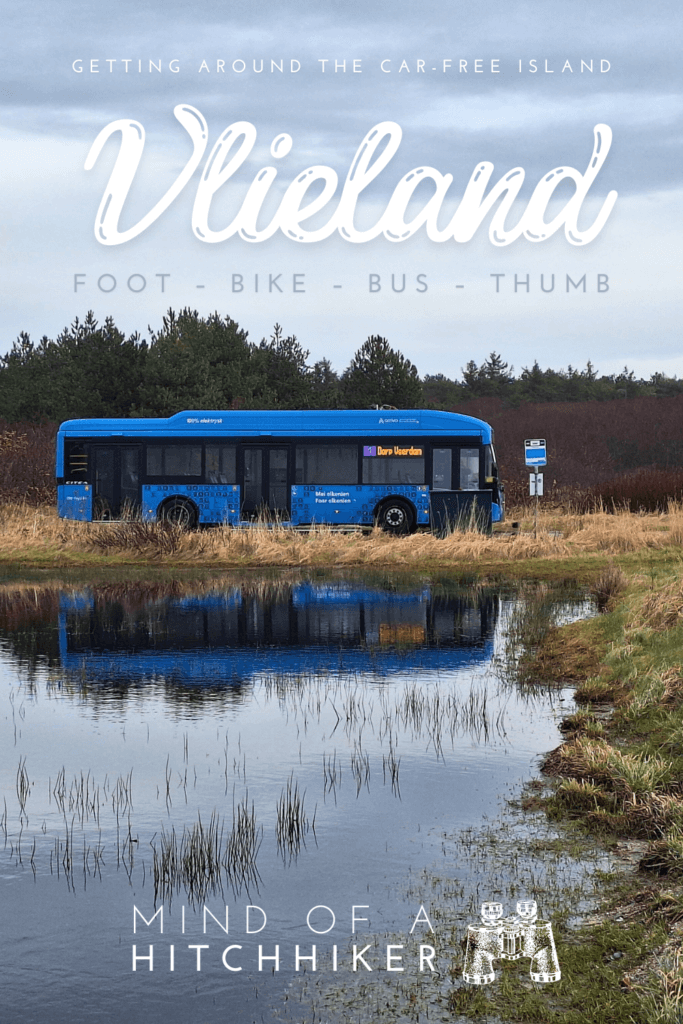 how to get around the island of Vlieland the Netherlands