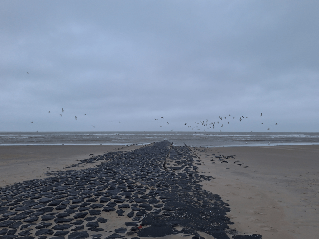 basalt strandhoofden beach erosion protection North Sea the Netherlands Oost-Vlieland