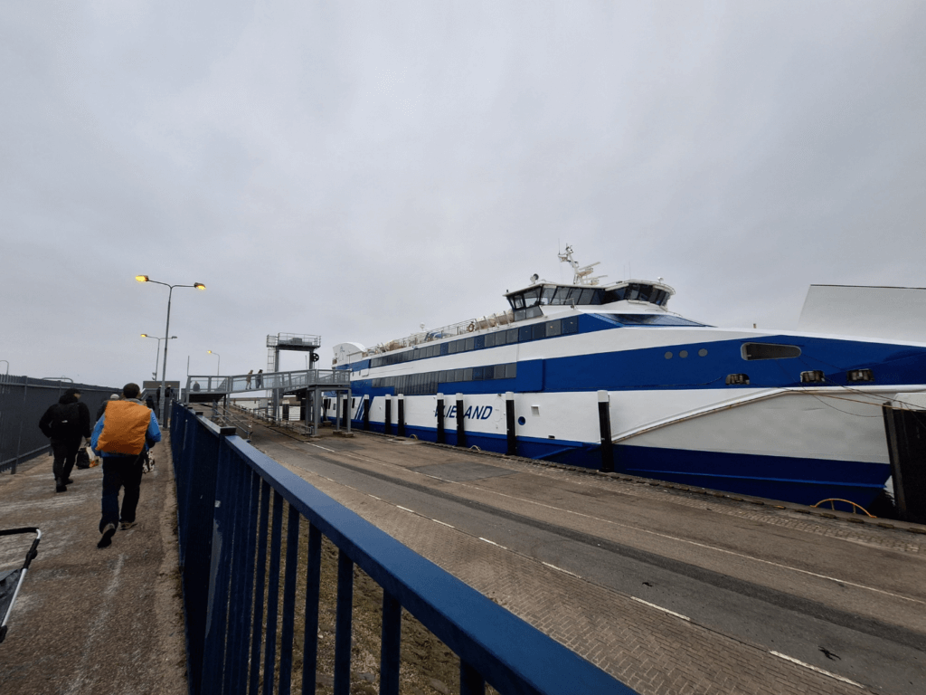 ferry to Vlieland island Wadden Sea the Netherlands