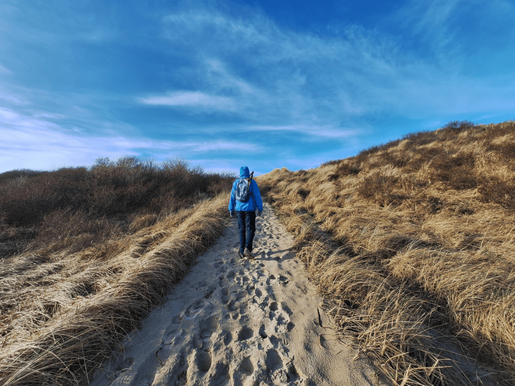 dune crossing the Netherlands official hiking path