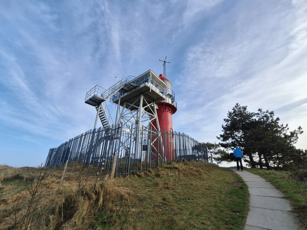 Vlieland lighthouse Vuurduin Vuurboetsduin visiting
