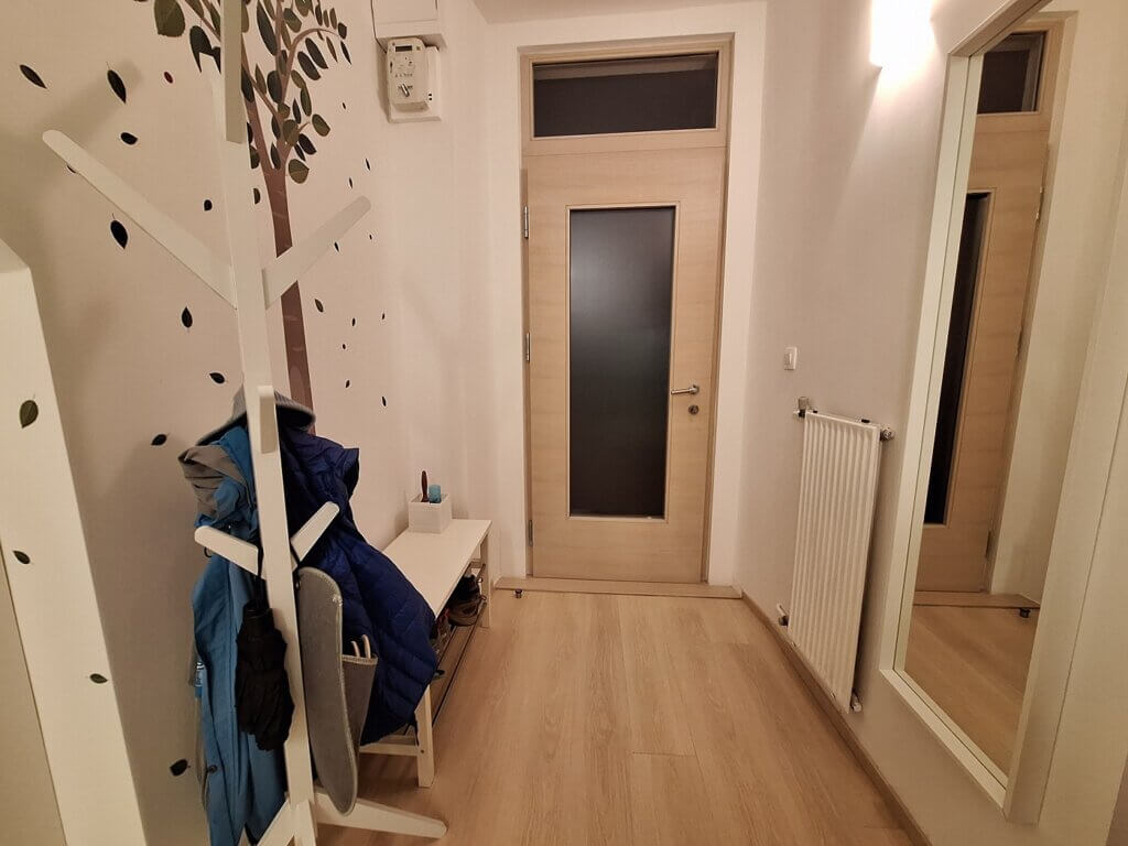 Entryway That Cat Flat Airbnb with cats accommodation in Slovenia best hosts six cats