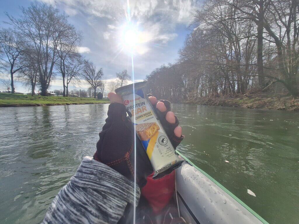 elite kayaking snack protein bar winter spring paddling Germany