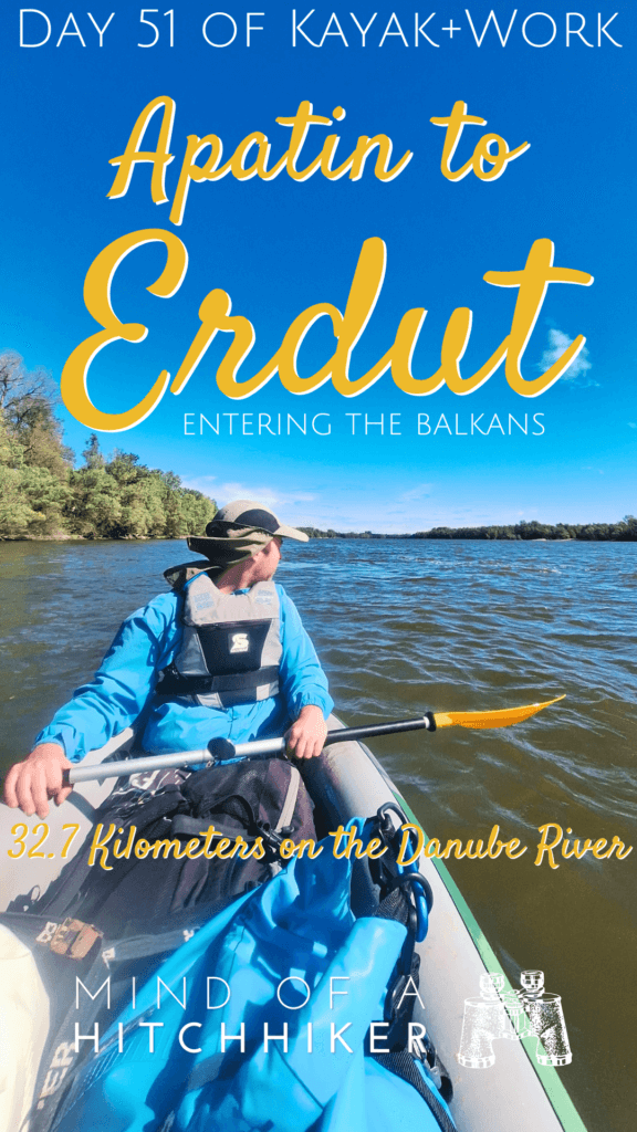 pin kayaking to Erdut Croatia Danube river