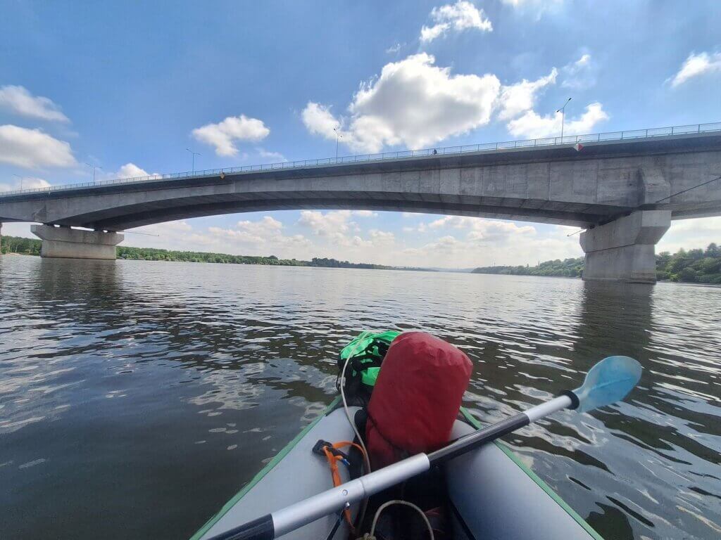 bridge across the Danube Pupin Bridge Zemun Belgrade Serbia