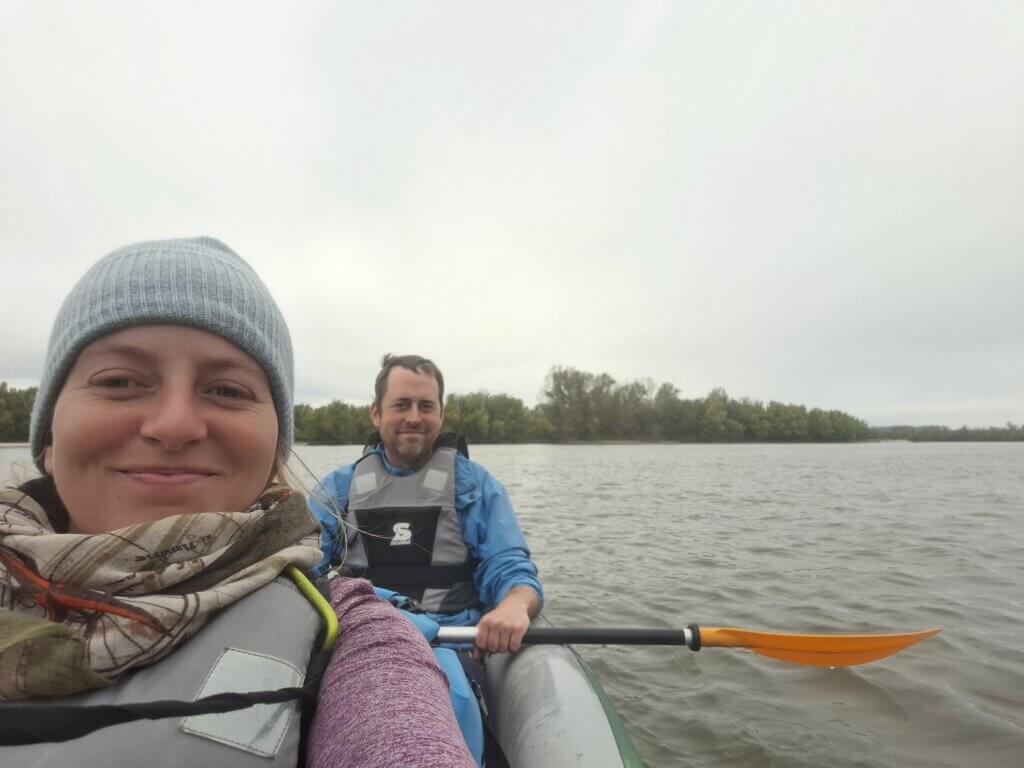 Jonas Iris Zucchini kayaking Liberland Danube River 2024 trip