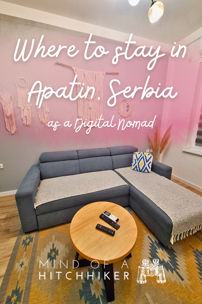 stays in Serbia Apatin living room apartment short term rental