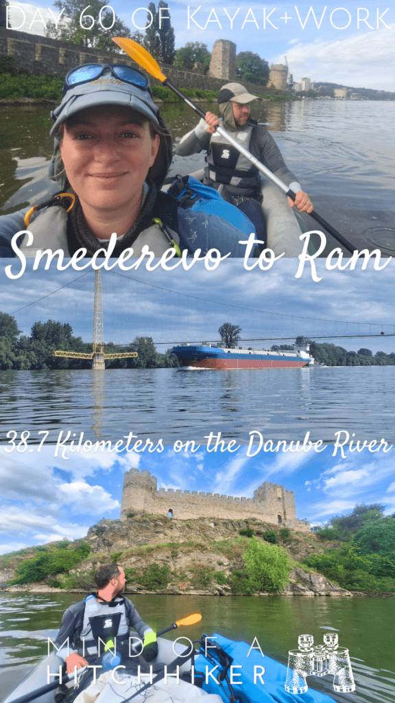 kayaking Danube River Serbia Smederevo to Ram Fortress Europe