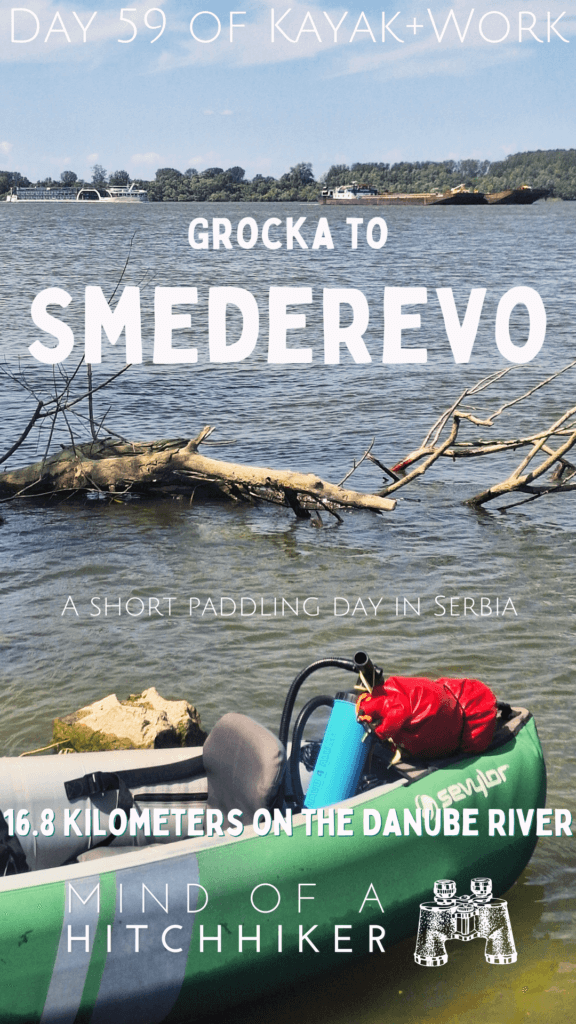 kayaking to Smederevo Serbia former capital city Danube river Grocka na Dunavu