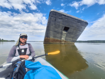 Kayak Trip Day 60: Smederevo to Ram – Fortresses + Sunken Barges