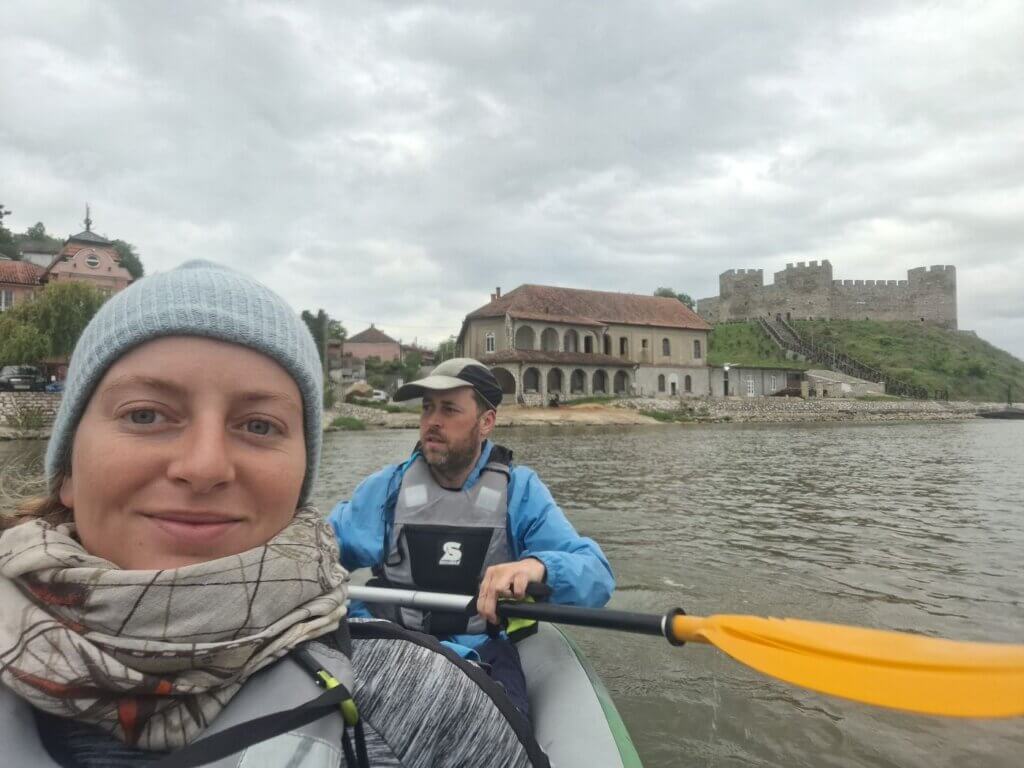 departing Ram kayaking to Golubac Jonas Fortress Zucchini Danube Serbia Romania