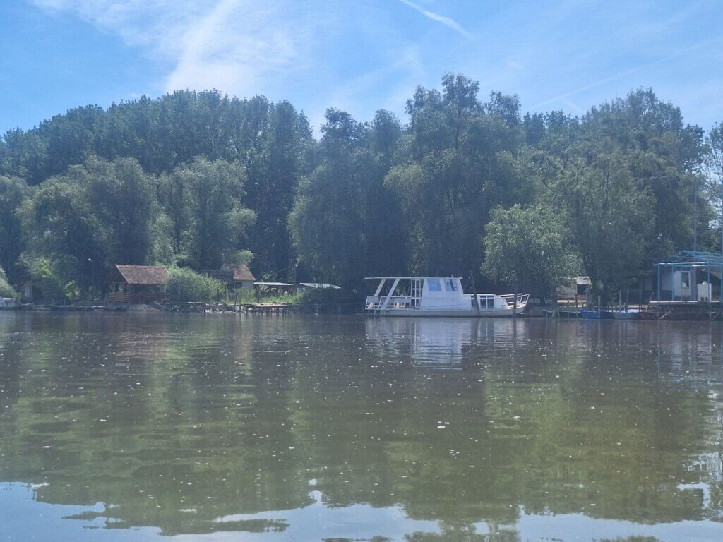 passenger seasonal ferry konjsko groblje Serbia Danube River perhaps