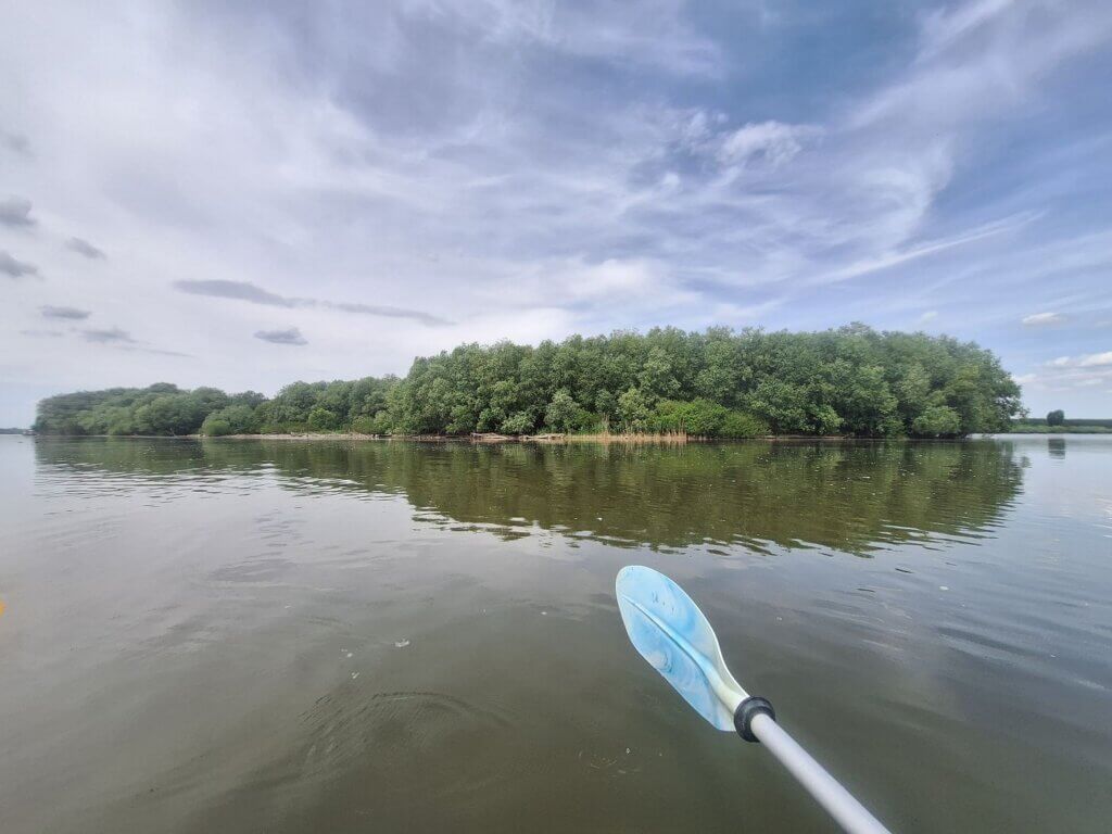 Stojkova Ada near Kostolac serbia island Danube River kayaking