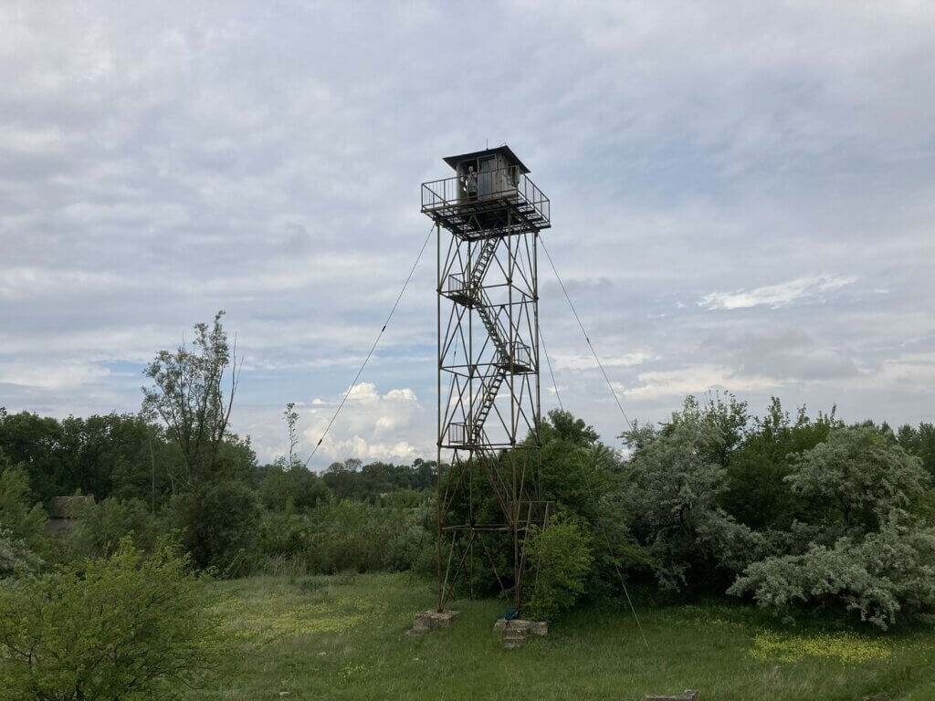 Banatska Palanka Stara watchtower border area Serbia Yugoslavia Romania Nera and Danube Rivers