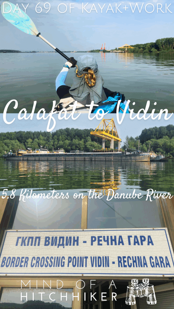 kayak trip day 69 Danube River Calafat Romania to Vidin Bulgaria north river Balkan peninsula travel