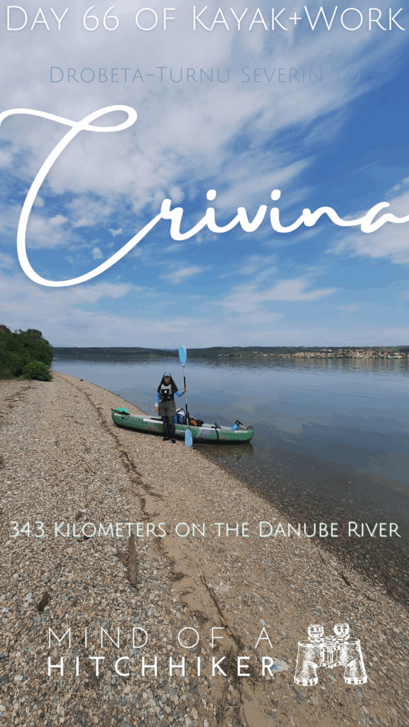 pin Danube kayak trip Romania Serbia paddling
