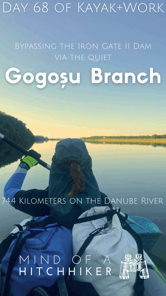 Danube River independent kayaking Gogosu Branch Romania Portile de Fier II