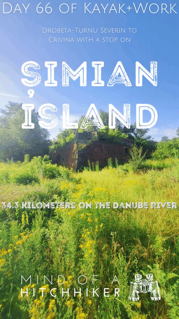 pin Simian Island Romania Danube River Drobeta-Turnu Severin to Crivina Ada Kaleh alternative