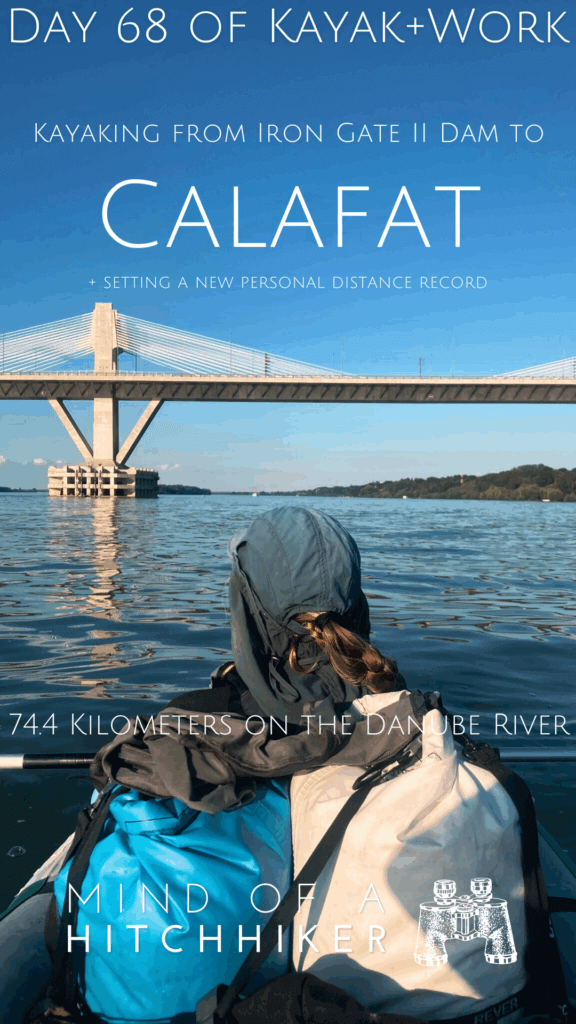 Iris Veldwijk kayaking Danube Bridge 2 New Europe Bridge Vidin Calafat Romania Bulgaria