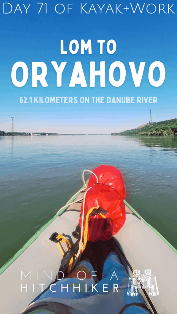 pin kayaking the Danube day 71 inflatable kayak