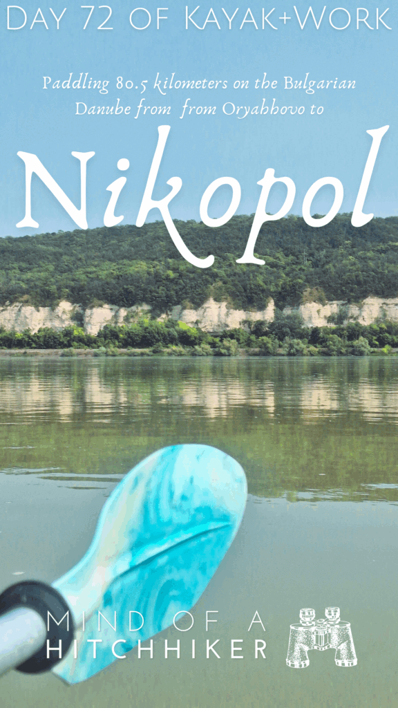 kayaking 80 kilometers in one day on the Danube River Bulgaria Romania
